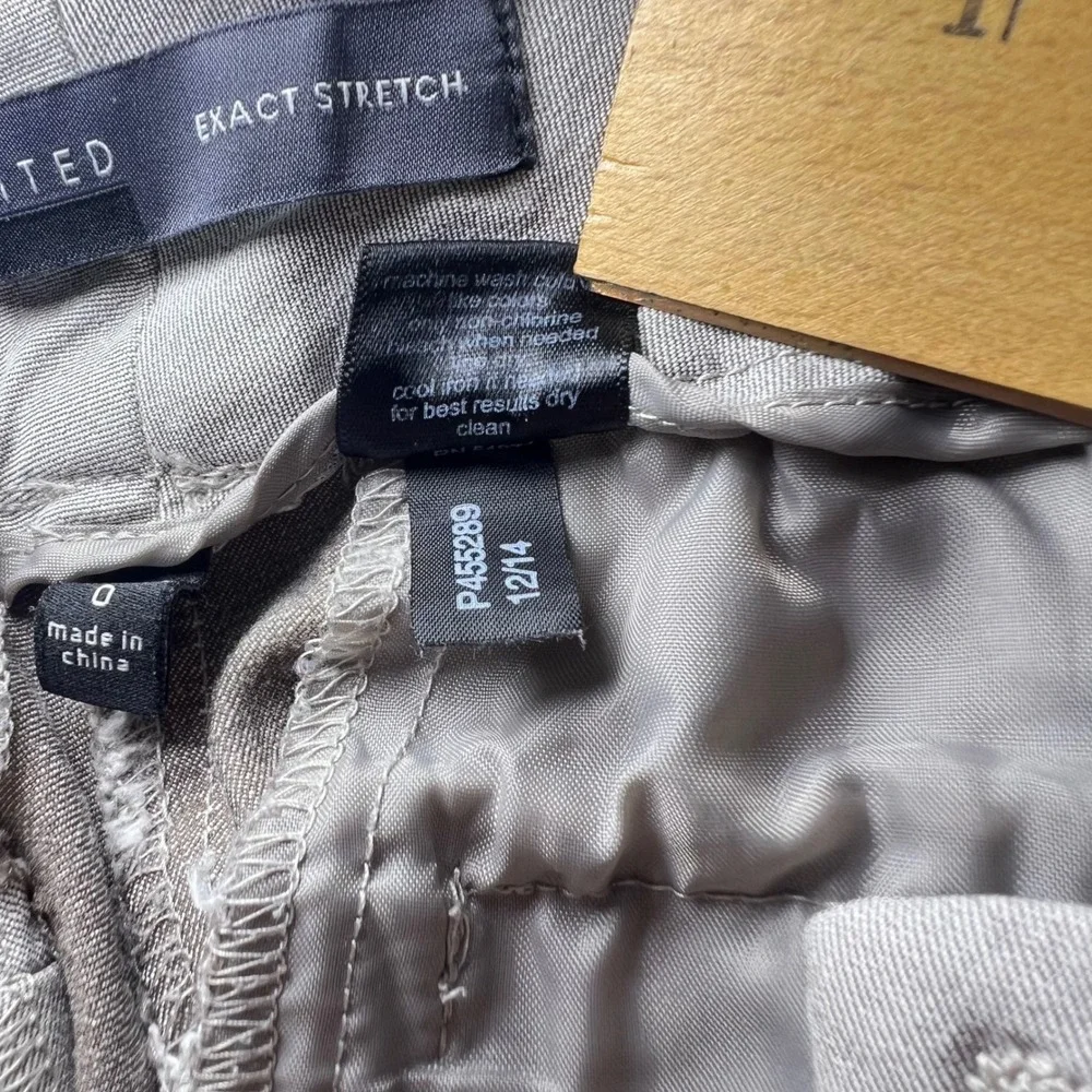 The Limited Gray Exact Stretch Capris Women‎ 0P Low Rise Cropped Trousers Pants